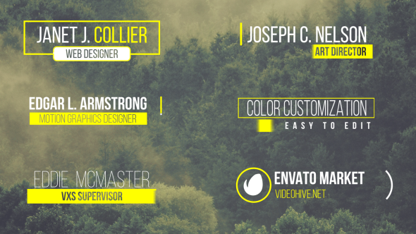 Videohive 20 Minimal Titles 20415793 Titles template preview