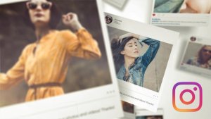 Videohive Instagram Fotos Folding Logo Logo Stings template preview