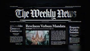 Videohive Newspaper Microfiche Video Template Openers template preview