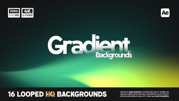Videohive Gradient Backgrounds 54696554 Elements template preview