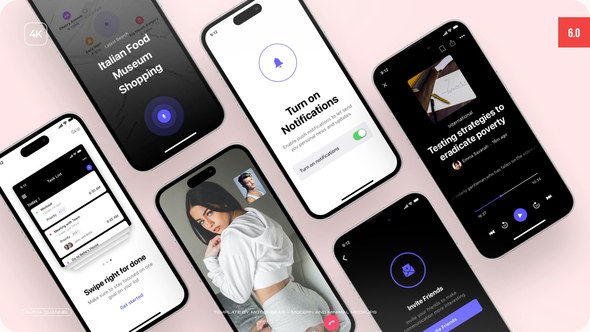 Videohive Phone Mockup - Package 06 Product Promo template preview
