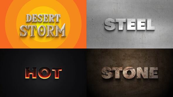 Videohive Text Effect - Action Style 01 Titles template preview