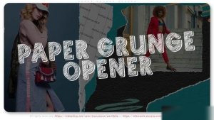 Videohive Paper Grunge Opener 48853499 Openers template preview