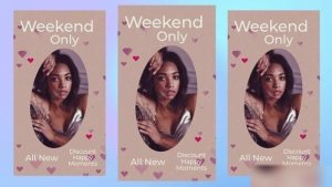 Videohive Valentines Day Vertical Intro Openers template preview