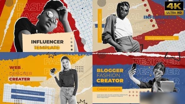 Videohive Blogger Influencer Opener Openers template preview