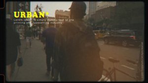 Videohive Urban Lifestyle Openers template preview