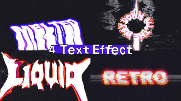 Videohive Text Effect Template Titles template preview