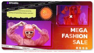 Videohive Mega Fashion Sale Product Promo template preview