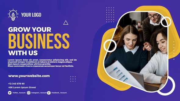Videohive Business Posters & Banners Openers template preview