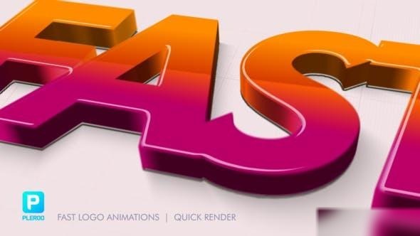 Videohive Fast Logo Animations Logo Stings template preview
