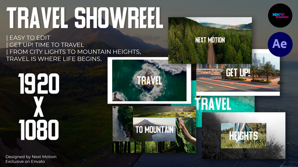Videohive Travel Showreel Openers template preview