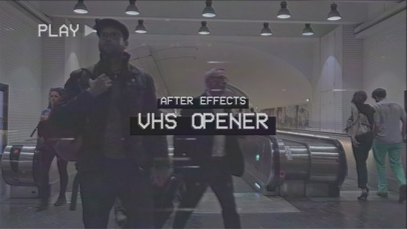 Videohive VHS Opener 58273999 Openers template preview