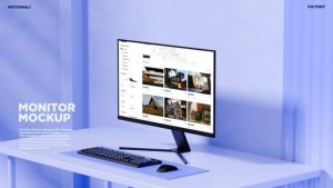 Videohive Monitor mockup 59862961 Product Promo template preview