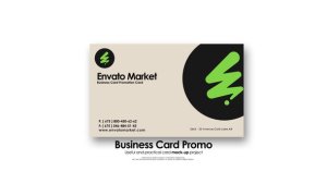 Business Card Promo Premiere Pro template preview