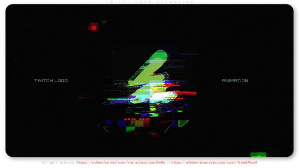 Videohive Twitch Logo Animation Logo Stings template preview
