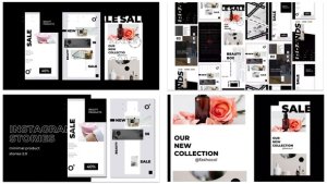 Videohive Minimal Sale Stories Instagram Product Promo template preview