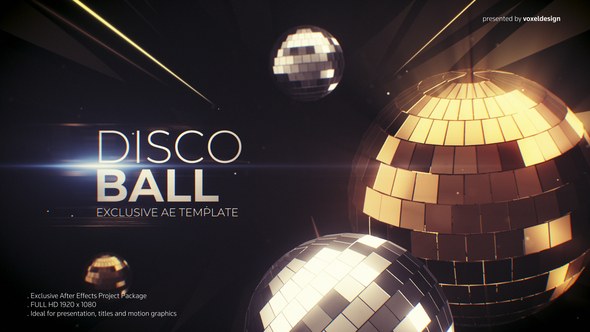 Videohive Disco Ball Opener Openers template preview