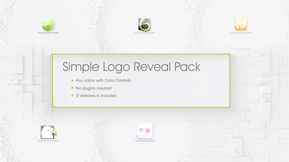 Videohive Simple Clean Logo Pack Logo Stings template preview