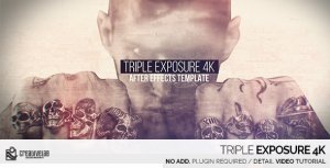 Videohive Triple Exposure 4K Openers template preview