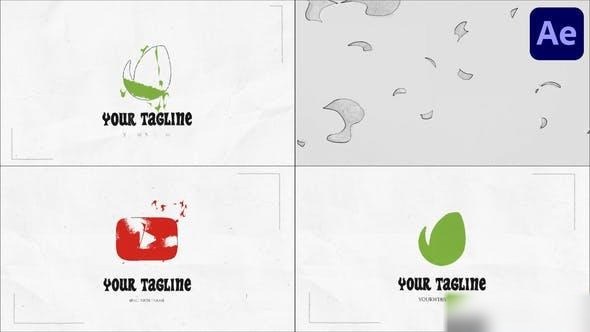 Videohive Paper Sketch Logo for After Effects Logo Stings template preview