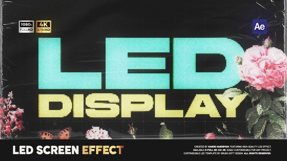 Videohive LED Screen Effect Elements template preview