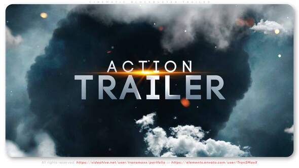 Videohive Cinematic Blockbuster Trailer Titles template preview