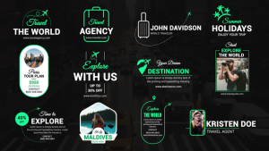 Videohive Travel Titles & Openers Elements template preview