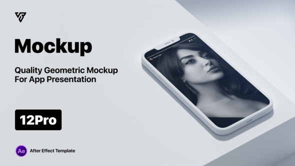 Videohive Geometric Mockup | Phone App Product Promo template preview