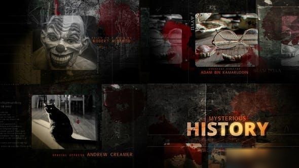 Videohive Mysterious History Openers template preview