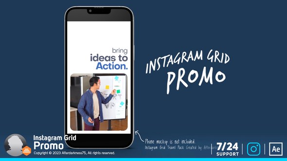 Videohive Instagram Promo Grid Pack Product Promo template preview