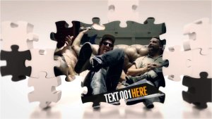 Videohive World of Puzzles Video Displays template preview