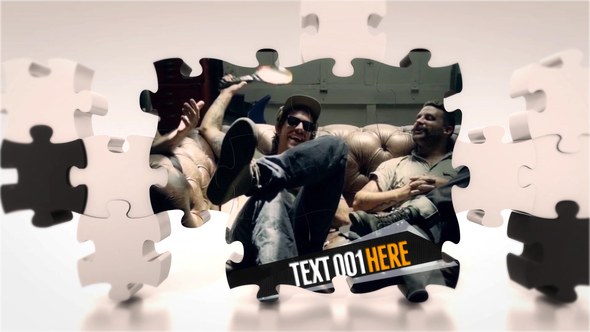 Videohive World of Puzzles Video Displays template preview