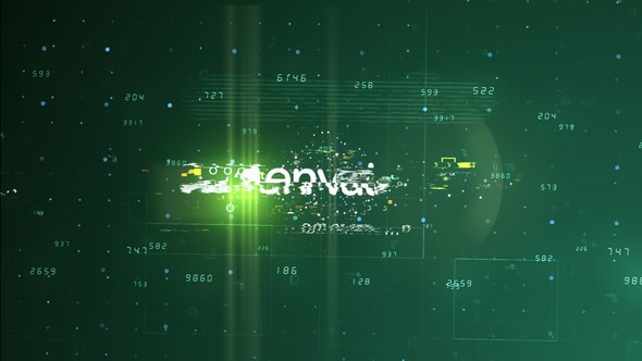 Videohive Technology Glitch Logo Logo Stings template preview