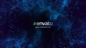 Spacious Particle Logo Reveal Video Displays template preview