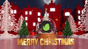 Christmas Greetings Video Displays template preview