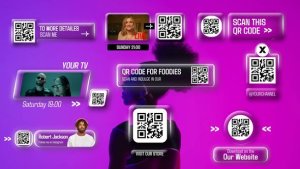 Videohive Liquid QR Code Titles Elements template preview