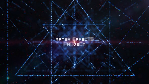 Videohive Abstract Particles Titles 32884417 Titles template preview