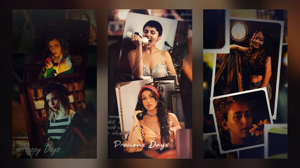 Videohive Photo Slideshow Vertical 3in1 Video Displays template preview