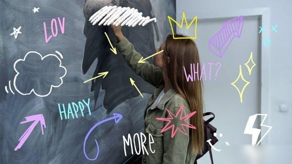 Videohive Sketch Stickers