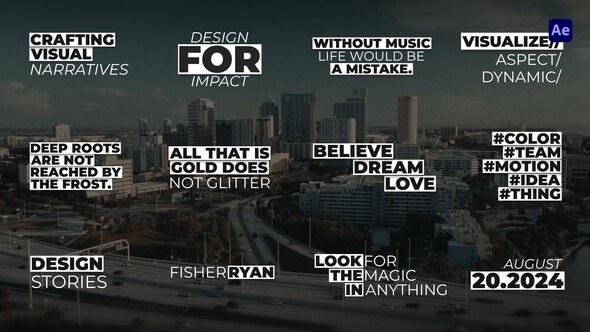 Videohive Box Text Animation | AE Titles template preview