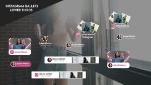 Videohive Instagram gallery Lower thirds Broadcast-packages template preview