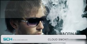 Videohive Cloud Smoke Video Displays template preview