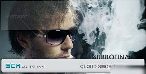 Videohive Cloud Smoke Video Displays template preview