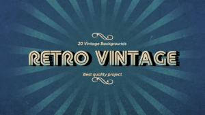 Videohive Retro Vintage Backgrounds Elements template preview