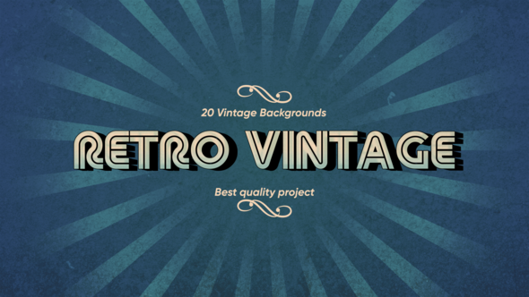 Videohive Retro Vintage Backgrounds Elements template preview