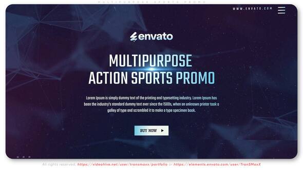 Videohive Multipurpose Sports Promo Openers template preview