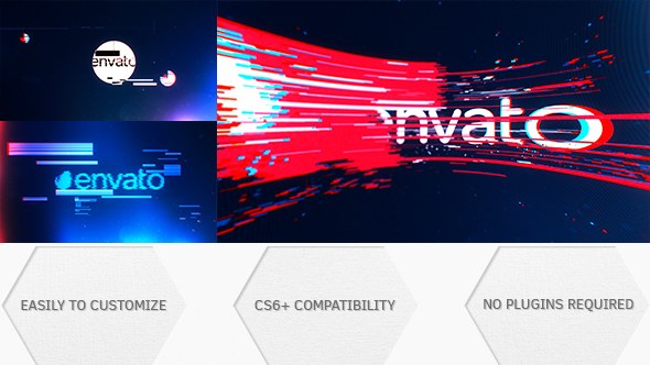 Videohive Glitch Logo 18458842 Video Displays template preview