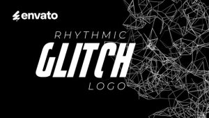Videohive Rhythmic Glitch Logo Titles template preview