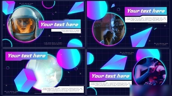 Videohive Technology NFT Stock Market Crypto Slideshow