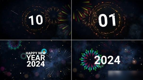 Videohive New Year Countdown 2024 // Happy New Year Openers template preview